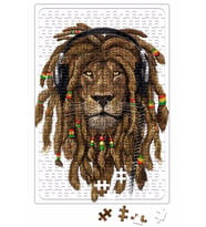 Rastalı Aslan Puzzle 240 Parça Yapboz