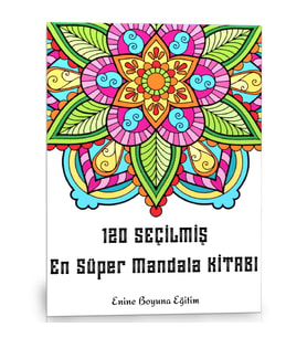 120 Seçilmiş EN SÜPER Mandala Kitabı