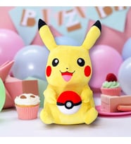 Pokemon Pikachu Peluş Oyuncak 40 cm Büyük Boy Poketoplu Yumuşak Kadife Peluş Oyun & Uyku Arkadaşı
