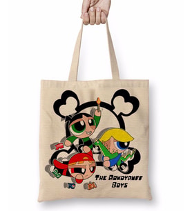 Powerpuff Girls 08 Bez Çanta Uzun Saplı