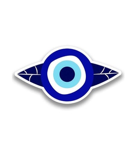Nazar Araba Leptop Sticker Yapıştırma 15 Cm ve 5Cm 2 Adet md3
