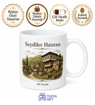 Seydiler Tarihi Dokusu Kastamonu Hatırası Kahve Kupası Hediye Bardak