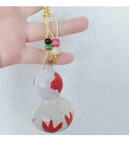 El boyaması kabak anahtarlık