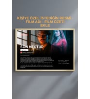 Kişiye Özel Netflix Film Kapağı Çerçeveli Metal Poster Tablo