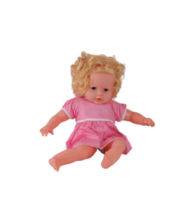 0073 60 CM DOLGU GÖVDELİ SAÇLI BÜYÜK BEBEK