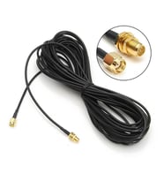 RG174 50 ohm Koaksiyel Rp Sma Erkek Rp Sma Dişi 3 Metre Kablo RF Sinyal Uzatma Kablosu 0-6Ghz Koaks