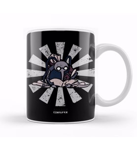 Cornifer Retro Japanese Hollow Knight Kupa Bardak Porselen