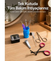 Ev Tipi Manikür Seti Cımbız Tırnak Makası Kaş Makası Bakım Kiti
