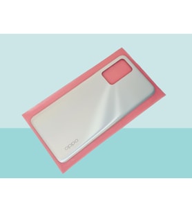 Tkgz - Oppo A16 Arka Pil Batarya Kapağı - GRİ