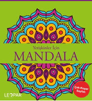 Yetişkinler İçin Mandala - Yeşil