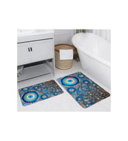Eliana Home Baskılı 2'li Banyo Paspas Takımı RVG5231
