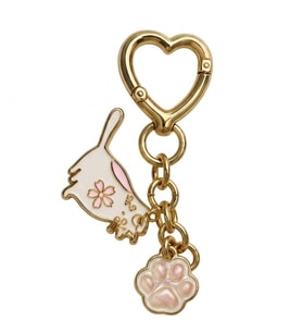 Kawaii Tarzı Sevimli Pati Detaylı Estetik Çanta Süsü Anahtarlık