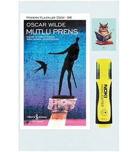 Mutlu Prens - Oscar Wilde - Hasan Ali Yücel 9786052950364 (FOSFORLU KALEM VE  NOT DEFTERLİ) (Krem)