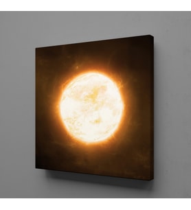 KIZGIN GÜNEŞ TEMALI KANVAS TABLO 200x200cm
