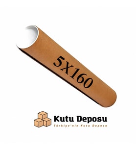 5x160 cm Kapaklı Silindir Postüp Rulo Gönderi Kutusu