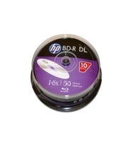 HP Blu-Ray BD-R DL 6X 50GB 10 Lu Cake Box (Printable)