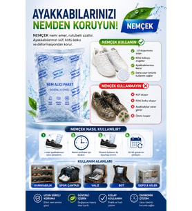 Nemçek Nem Alıcı Rutubet Giderici Koku ve Küf Önleyici (5 PAKET) 1250 gr