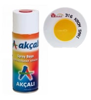Akçalı Sprey Boya 400 Ml 316 Krom Sarı