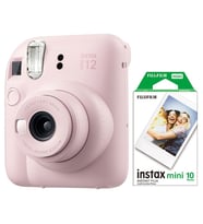 Instax mini 12 Pembe Fotoğraf Makinesi ve 10'lu mini Film