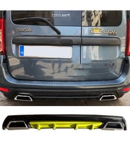 Dacia Logan Sarı Difüzör Çiftli Kare Egzoz Görünümlü D Tip Difizör