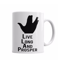 Spock  Live Long And Prosper Kupa Bardak Porselen