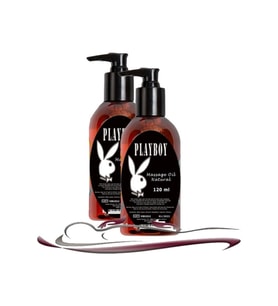 Süper Playboy Natural Massage Oil Kokusuz Vücut Masaj Yağı 2 Adet 120 ml