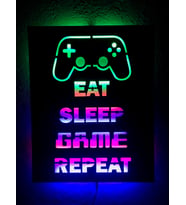 Gamer Led Işıklı Tablo