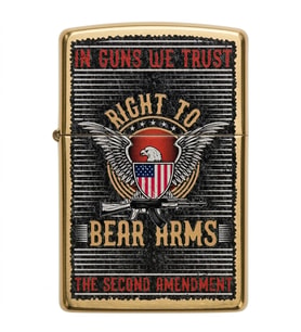 Zippo In Guns We Trust Dizayn Çakmak
