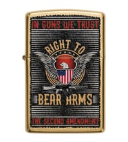 Zippo In Guns We Trust Dizayn Çakmak