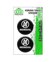 Mondial Koruma Takozu 4X4 İkili Damla Sticker
