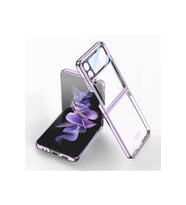 Samsung Galaxy Z Flip 4 Uyumlu Kılıf Zore Kıpta Lensli Kapak