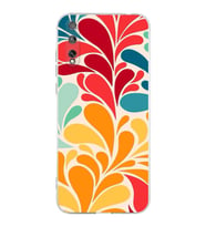 PrintiFy Huawei Y8P ile Uyumlu Retro Color 5  Kamera Korumalı Şeffaf  Kılıf