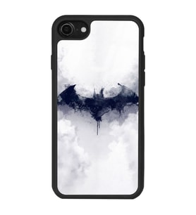 iPhone 7 Beyaz Batman Tasarımlı Glossy Telefon Kılıfı