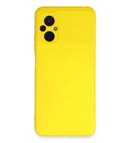 Poco M5 Kılıf Nano içi Kadife Silikon - Sarı