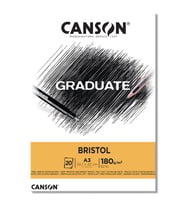 Canson Graduate Bristol Blok 180 gr. A3 20 yp. 
