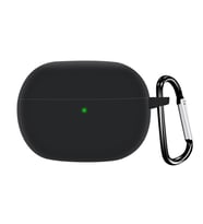 Microsonic Xiaomi Redmi Buds 6 Pro Kılıf Askılı Mat Silikon Siyah (Siyah)