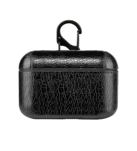 Microsonic AirPods Pro 2.Nesil Kılıf Litchi Texture Siyah (Siyah)