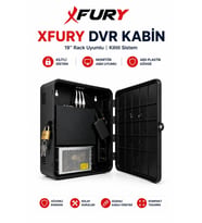 FURY DVR NVR Kamera Kayıt Cihazı Kabini - ABS Plastik Monitör Askı Kutusu 42x32x11 cm