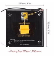 MK3 Isıtıcı Tabla 214*214mm  120W Prusa İ3 3D Yazıcı Uyumlu