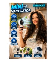 USB Şarjlı Taşınabilir Mini Fan – Sessiz Masaüstü ve El Tipi Kullanım