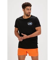 Bad Bear DUSTIN T-SHIRT NIGHT Erkek Tişört Siyah S-XXL