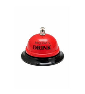 Pembe Tilki Ring For Drink Mini Masa Zili