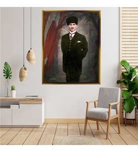 ÇERÇEVELİ ATATÜRK TABLO S269
