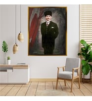 ÇERÇEVELİ ATATÜRK TABLO S269