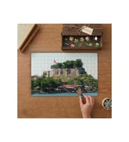 Kastamonu Kalesi - Ortaçağ Kelsi Tasarımı 240 parça Ahşap Puzzle Ahşap Kutuda MP02830