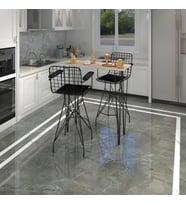 Knsz masa sandalye takımı hem105zengin crdsyh 100*040 2 sandalye syhsyh kolçaklı