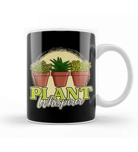 Funny Plant Whisperer Gardening Pun Kupa Bardak Porselen