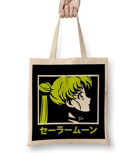 Anime Sailor Moon Bez Çanta Uzun Saplı
