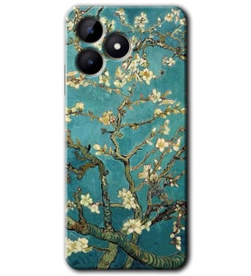 Realme C53 Kılıf HD Desen Baskılı Kılıf - Almond Blossom