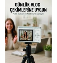 Beyaz 4k Dijital Kamera 2.4 İnç Hd Ekran Ve Led Flaşlı